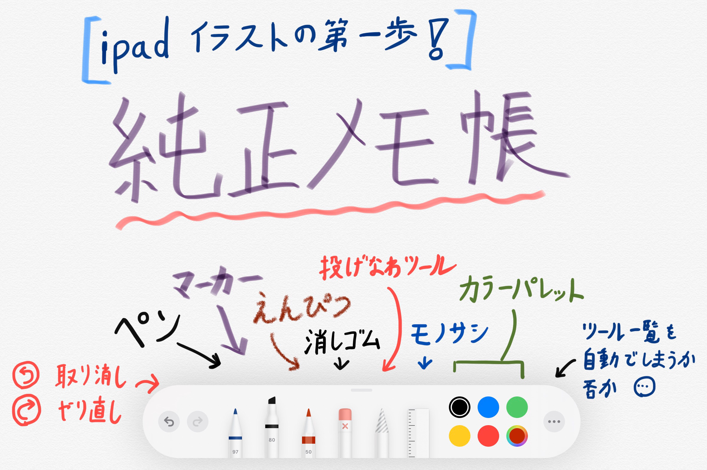 iPadイラストの第一歩